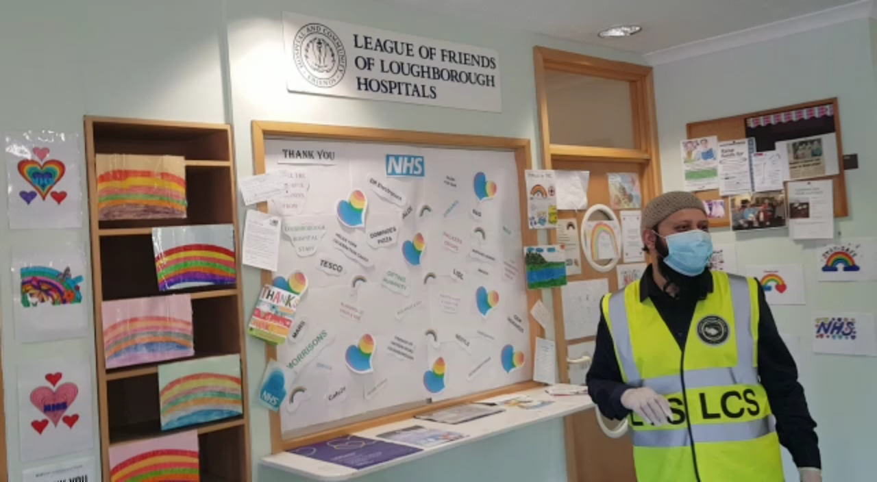 Coronavirus Food Packs Distribution at League of Friends of Loughborough Hospitals